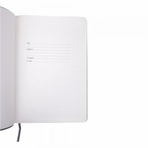 Блокнот Berganote Tessil А5, на гумці, в клітинку
