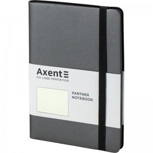 Блокнот Axent Partner Soft А5, на гумці, в крапку