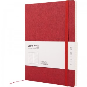 Блокнот Axent Partner Soft L А4, на резинке, в клетку