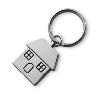 Брелок металевий Будиночок 2